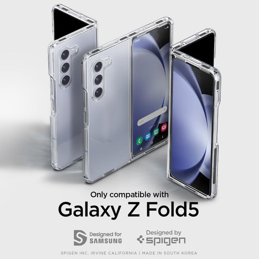 Spigen Ultra Hybrid Back Cover Case Compatible with Galaxy Z Fold 5 (TPU + Poly Carbonate | Crystal Clear)