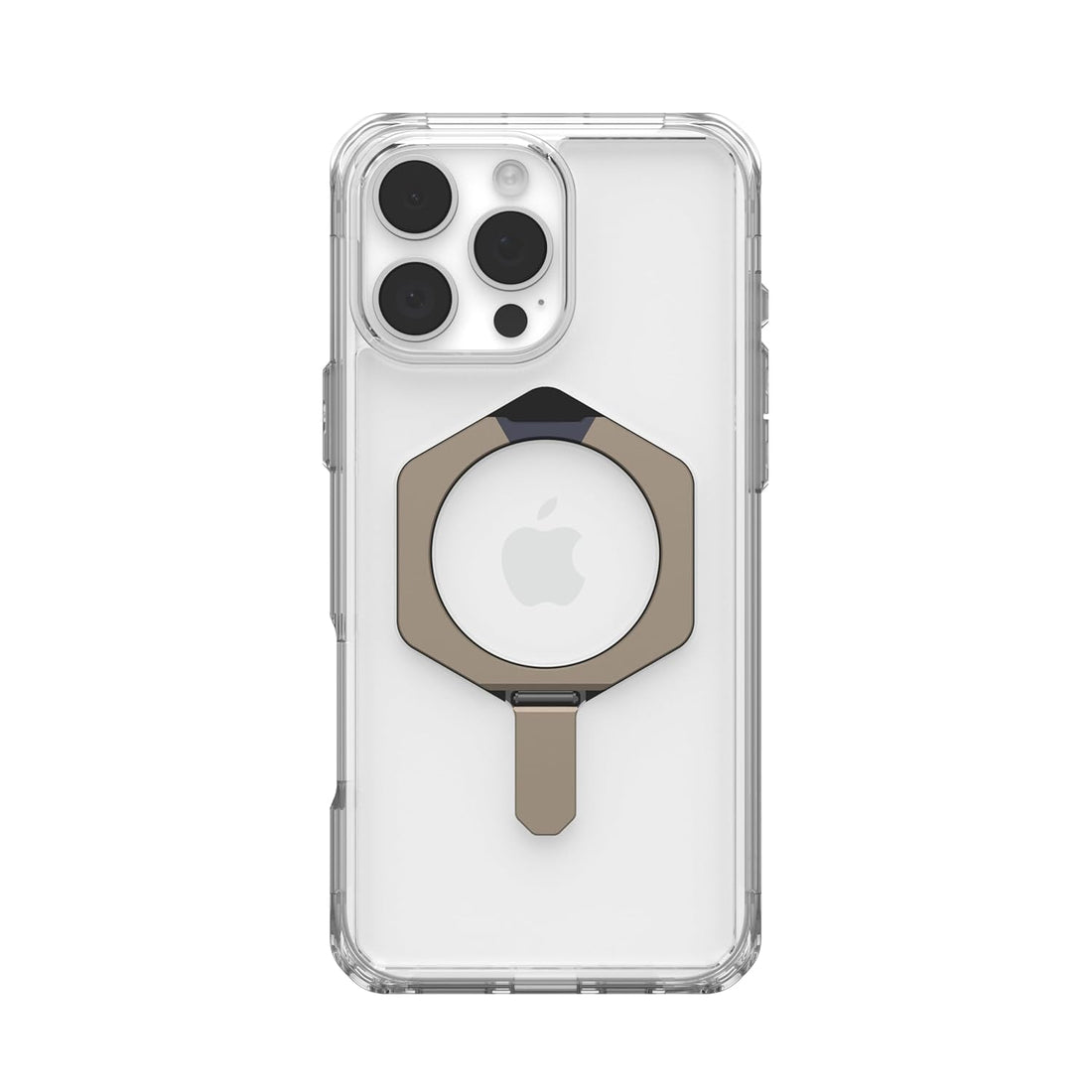 Urban Armor Gear UAG iPhone 16 Pro Case, Plyo XTE Mag-Safe Compatible, Rugged Lightweight Slim Shockproof Protective Case/Cover Designed for iPhone 16 Pro (2024) - Clear/Titanium
