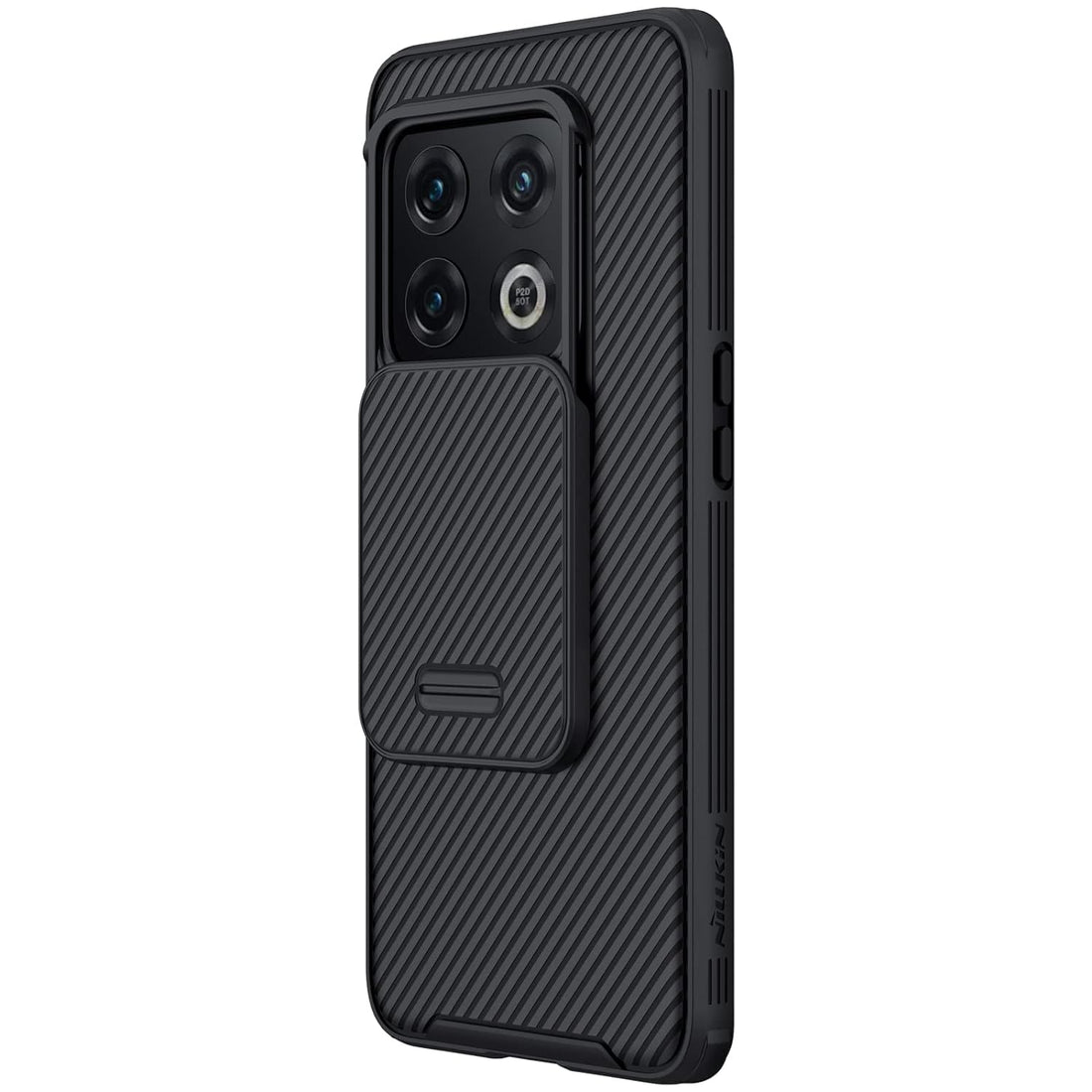 Nillkin Case for One Plus 10 Pro (1+10) Pro (6.7" Inch) CamShield Pro Camera Slider Double Layered Protection TPU + PC Black Color - mobilecasez