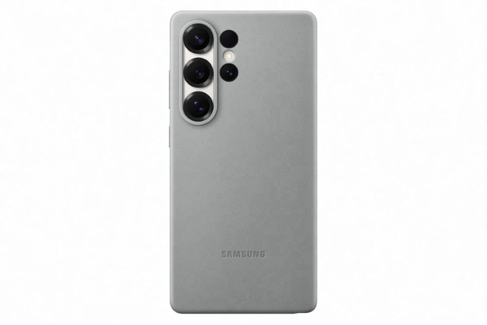Samsung Galaxy S25 Ultra Silicon Case With Logo - Grey
