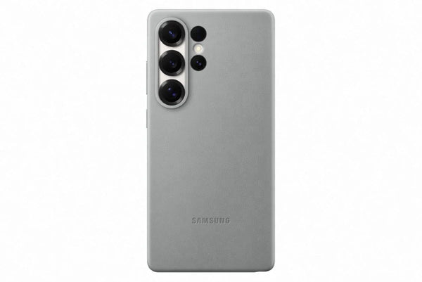 Samsung Galaxy S25 Ultra Silicon Case With Logo - Grey - mobilecasez