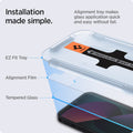 Spigen Ez Fit Tempered Glass Screen Protector Guard For Iphone 14 Pro Max Smartphone - 1 Pack - mobilecasez