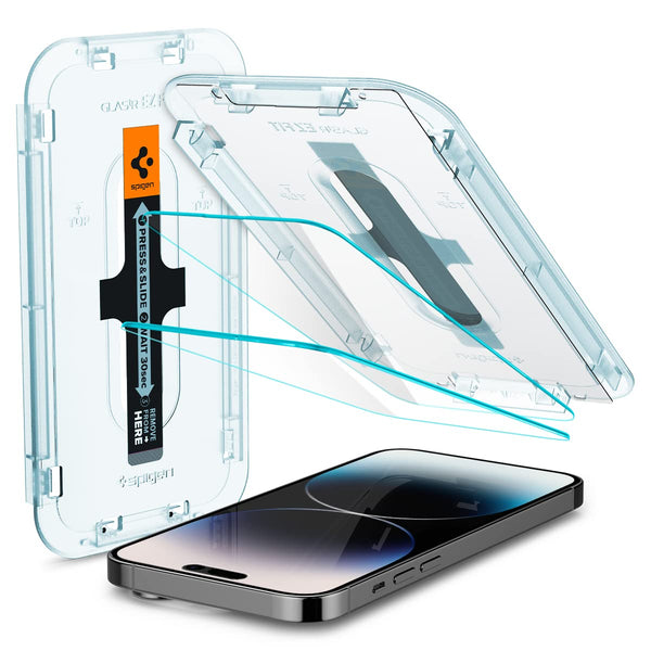 Spigen Ez Fit Clear Tempered Glass Screen Protector For Iphone 16 Pro Max Smartphone- 1 Pack (Sensor Protection) - mobilecasez