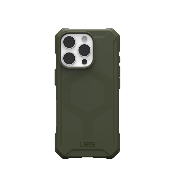 Urban Armor Gear UAG iPhone 14 Pro Max Case, Essential Armor Mag-Safe Compatible, Slim Fit Rugged Protective Case/Cover Designed for iPhone 14 Pro Max, 2024 (Military Drop Tested) - Olive Green - mobilecasez