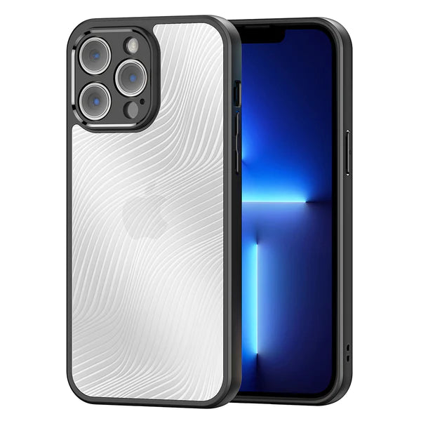 DUX DUCIS Aimo Series for iPhone 14 Pro Max Frosted Protective Phone Case TPU+PC Drop Test Cover (REACH Certification)
