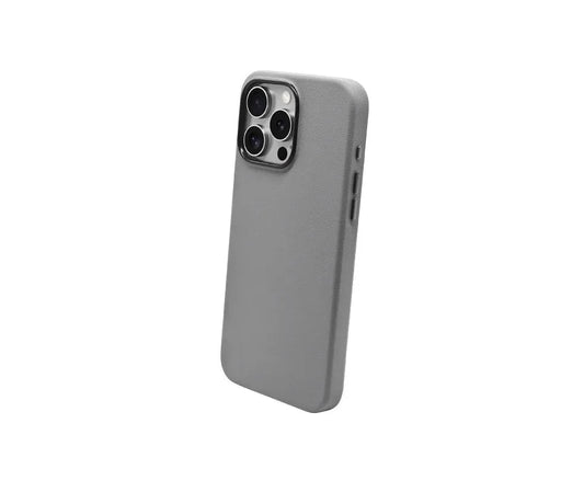 KZDOO Case for iPhone 15 Pro Noble Collection Premium PC+PU Leather Case with Official Design Phone Cover (iphone 15 Pro, TITANIUM GREY)