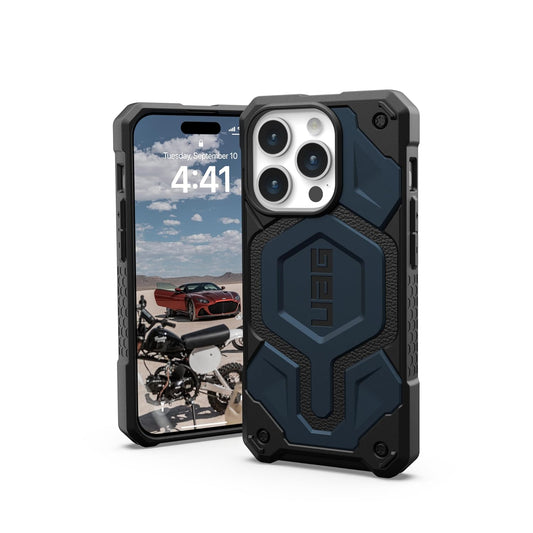 Urban Armor Gear UAG iPhone 14 Pro Max Case, Monarch Pro Mag-Safe Compatible, Slim Fit Rugged Protective Case/Cover Designed for iPhone 14 Pro Max (6.1-Inch) (2023), Wireless Charging Compatible - Mallard