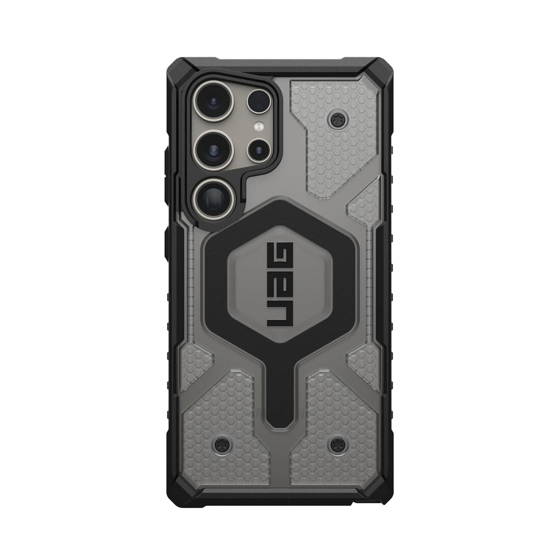 Urban Armor Gear UAG Galaxy S24 Ultra Case, Plasma Clear Rugged Featherlight Shockproof Protective Case/Cover Designed for Galaxy S24 Ultra 5G (6.8-inch) 2024, Magnetic Charging Compatible - Ice