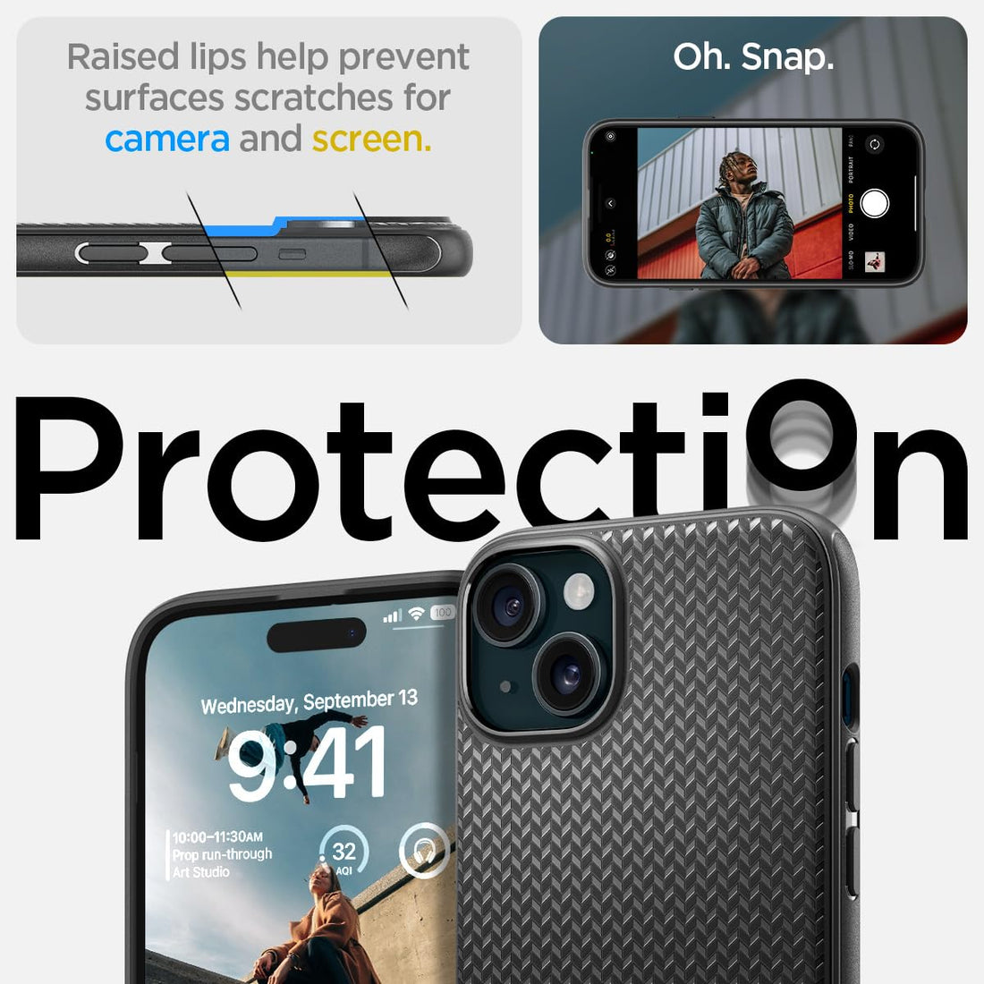 Spigen Mag Armor Magfit Back Cover Case Compatible with iPhone 14 Pro Max (TPU + Poly Carbonate | Matte Black)