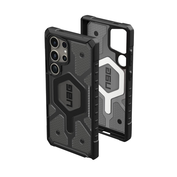 Urban Armor Gear TPU Galaxy S25 Case,Pathfinder Clear Rugged Featherlight Shockproof Protective Case/Cover Designed For Galaxy S25 5G (6.8-Inch) UAG Case 2024,Magnetic Charging Compatible- Ash - mobilecasez
