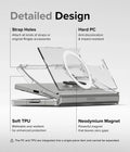 Spigen Ultra Hybrid One Tap Metal Ring MagFit Back Cover Case Compatible with Galaxy Z Fold 5  (TPU + Poly Carbonate | White) - mobilecasez