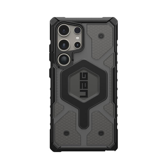 Urban Armor Gear TPU Galaxy S23 Ultra UAG Case,Pathfinder Clear Rugged Featherlight Shockproof Protective Case/Cover Designed For Galaxy S23 Ultra 5G (6.8-Inch) 2024,Magnetic Charging Compatible- Ash