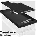 Samsung Galaxy S22 Ultra Case- Silicone Full Cover Protective Case with Soft Microfiber Lining Support Wireless Charging Samsung S22 Ultra Phone Case (Black) - mobilecasez