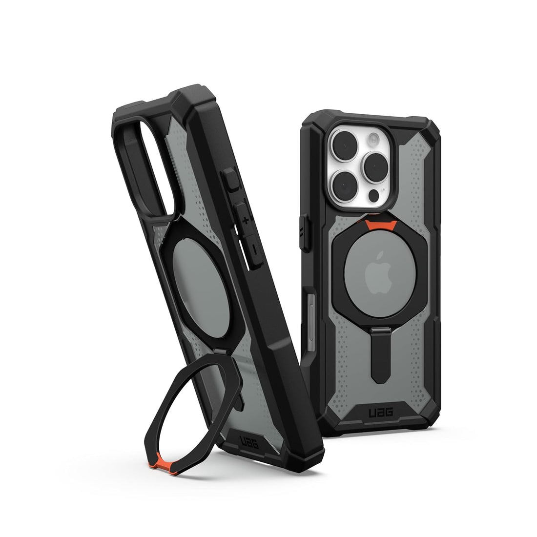 Urban Armor Gear UAG iPhone 15 Case, Plasma XTE Mag-Safe Compatible, Rugged Lightweight Slim Shockproof Protective Case/Cover Designed for iPhone 15 (2024) - Ash/Titanium