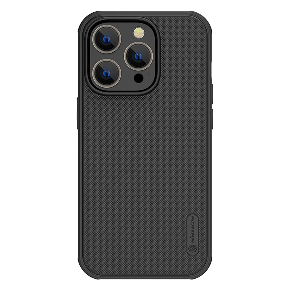 Nillkin Case for Apple iPhone 16 Pro Max Super Frosted Shield Pro Magnetic Hard Back Soft Border (PC + TPU) Cover Raised Bezel Camera Protect Without Logo Cut Black - mobilecasez