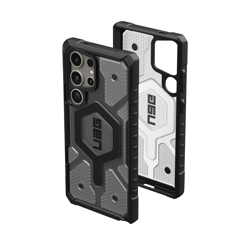 Urban Armor Gear UAG Galaxy S24 UAG Case, Pathfinder Clear Rugged Featherlight Shockproof Protective Case/Cover Designed for Galaxy S24 5G (6.2-inch) 2024, Magnetic Charging Compatible - Ice