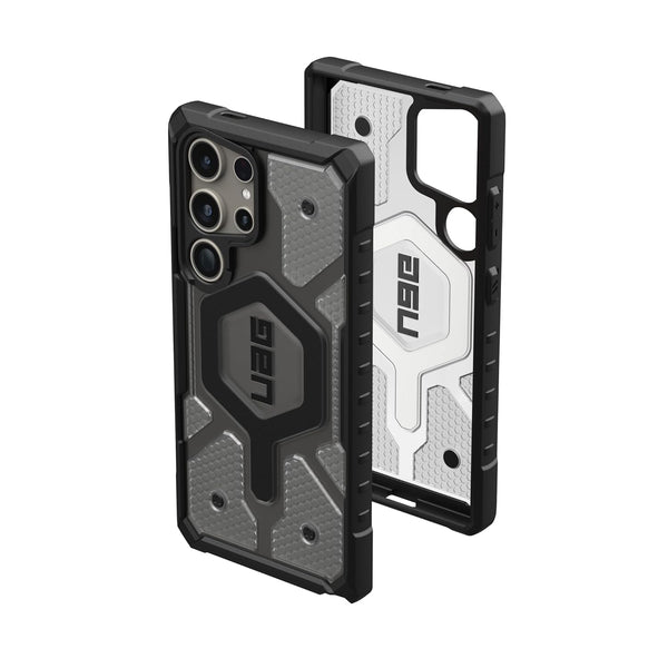 Urban Armor Gear UAG Galaxy S25 Case, Plasma Clear Rugged Featherlight Shockproof Protective Case/Cover Designed for Galaxy S25 5G (6.8-inch) 2024, Magnetic Charging Compatible - Ice - mobilecasez