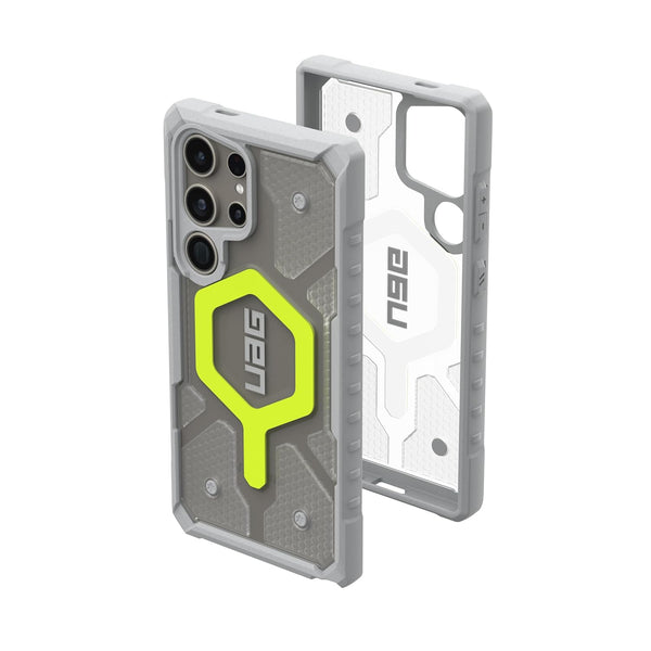 Urban Armor Gear TPU Galaxy S25 Case,Pathfinder Clear Rugged Featherlight Shockproof Protective Case/Cover Designed For Galaxy S25 5G (6.8-Inch) UAG Case 2024,Magnetic Charging Compatible- Neon Green - mobilecasez