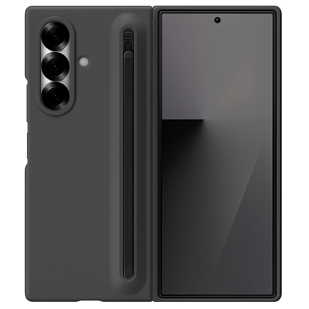 Samsung Polycarbonate Galaxy Z Fold 7 Pen Case, Dark Grey