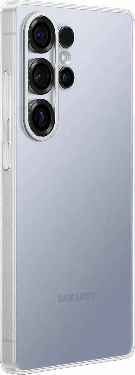 Samsung Galaxy S25 Ultra Silicon Case With Logo - Clear - mobilecasez