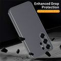 Samsung Galaxy S26 Ultra Case Smart View Window Leather Phone Cover - Gray - mobileCasez