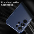 Samsung Galaxy S26 Ultra Case Smart View Window Leather Phone Cover - Blue - mobileCasez