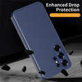 Samsung Galaxy S26 Ultra Case Smart View Window Leather Phone Cover - Blue - mobileCasez
