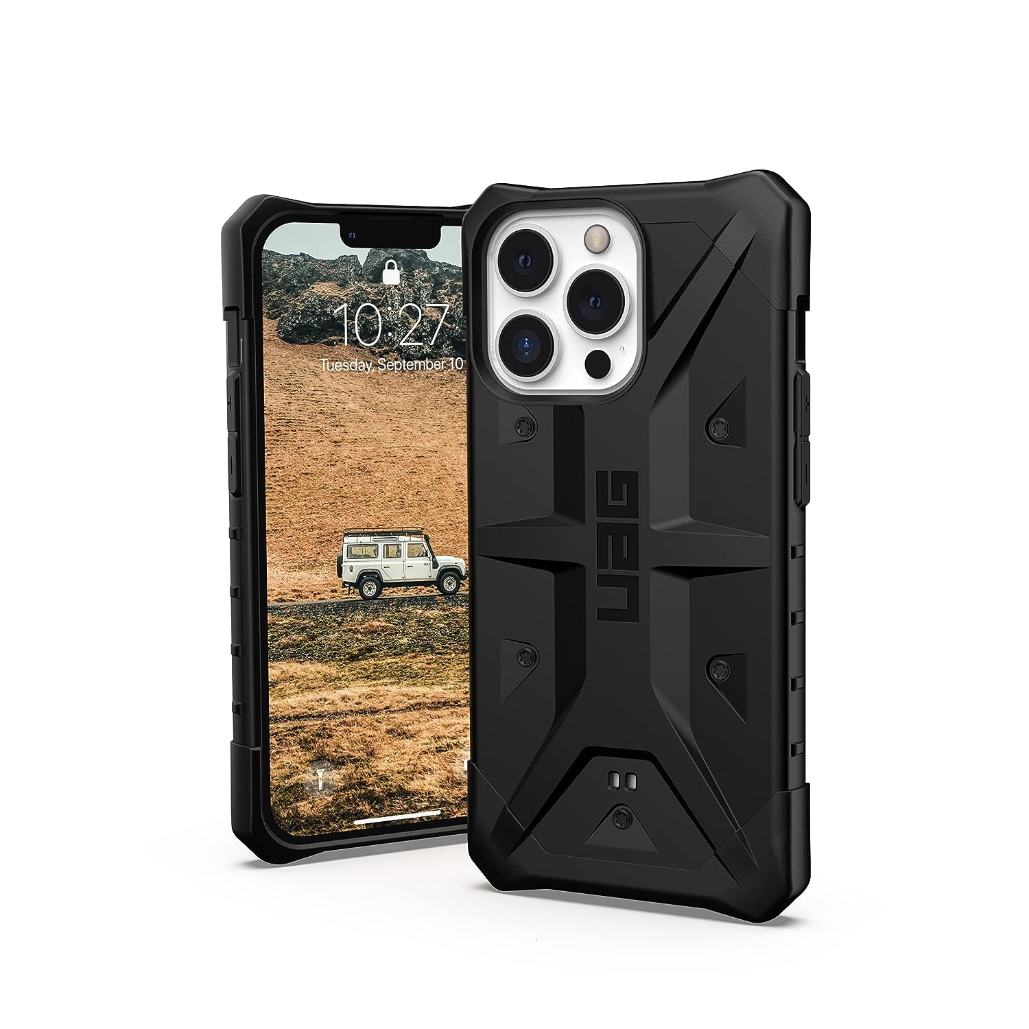 iPhone 14 Pro Armor Cover | Original Urban Armor Slim Fit Rugged Protective Case/Cover Designed For Apple iPhone 14 Pro UAG Black