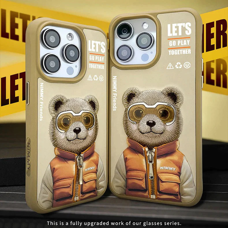Nimmy Cool And Cute 2.0 IPhone 15 Pro Series Mobile Phone Cases/ GOLD - mobilecasez