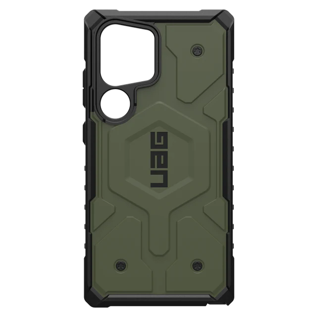 Urban Armor Gear Thermoplastic Polyurethane Monarch Pro Rugged Heavy Duty Shockproof Protective Case/Cover Designed For Galaxy S23 Ultra 5G (6.8-Inch) UAG Case 2023,Magnetic Charging Compatible - Olive Green