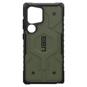 Urban Armor Gear Thermoplastic Polyurethane Monarch Pro Rugged Heavy Duty Shockproof Protective Case/Cover Designed For Galaxy S23 Ultra 5G (6.8-Inch) UAG Case 2023,Magnetic Charging Compatible - Olive Green