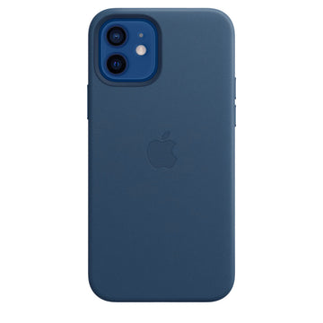 iPhone 12 Pro Leather Cover with MagSafe, Premium Apple Original iPhone 12 Pro Leather Case with MagSafe Blue