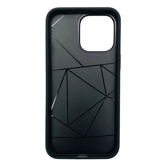 Kajsa Phone Protection case Tangram Back Case for iPhone 15 Pro max. (Black)