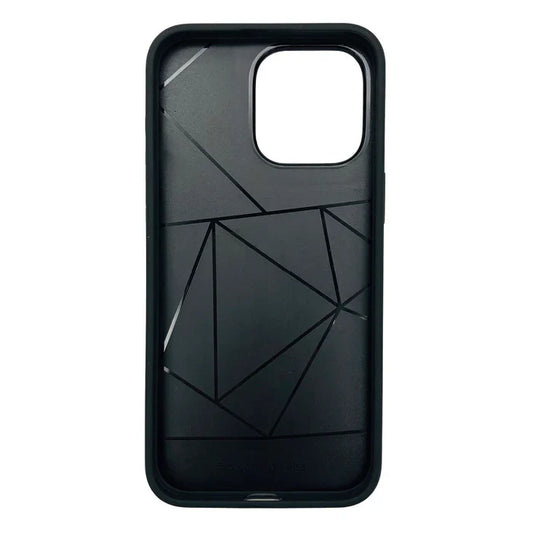 Kajsa Phone Protection case Tangram Back Case for iPhone 15 Pro. (Black)