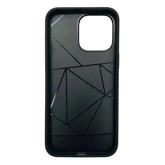 Kajsa Phone Protection case Tangram Back Case for iPhone 15. (Black)