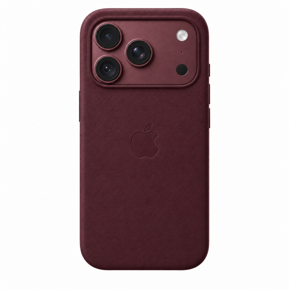 iPhone 18 Pro Leather Case Compatible with MagSafe - Burgundy