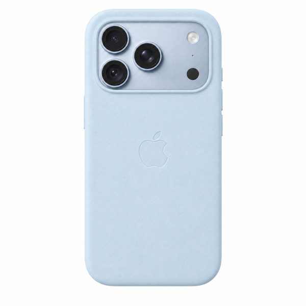 iPhone 18 Pro Leather Case Compatible with MagSafe - Crisp Blue