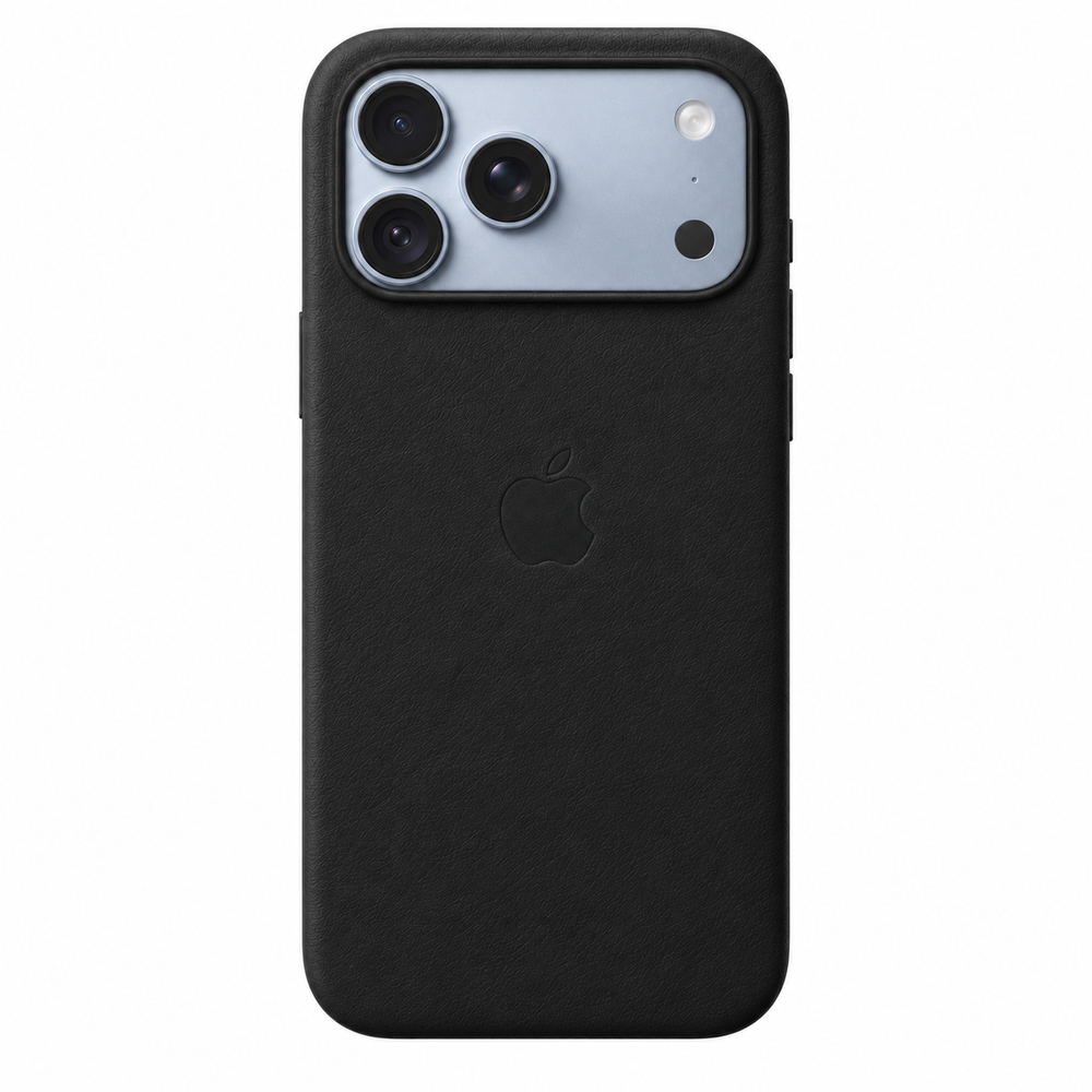 iPhone 18 Pro Leather Case Compatible with MagSafe - Black