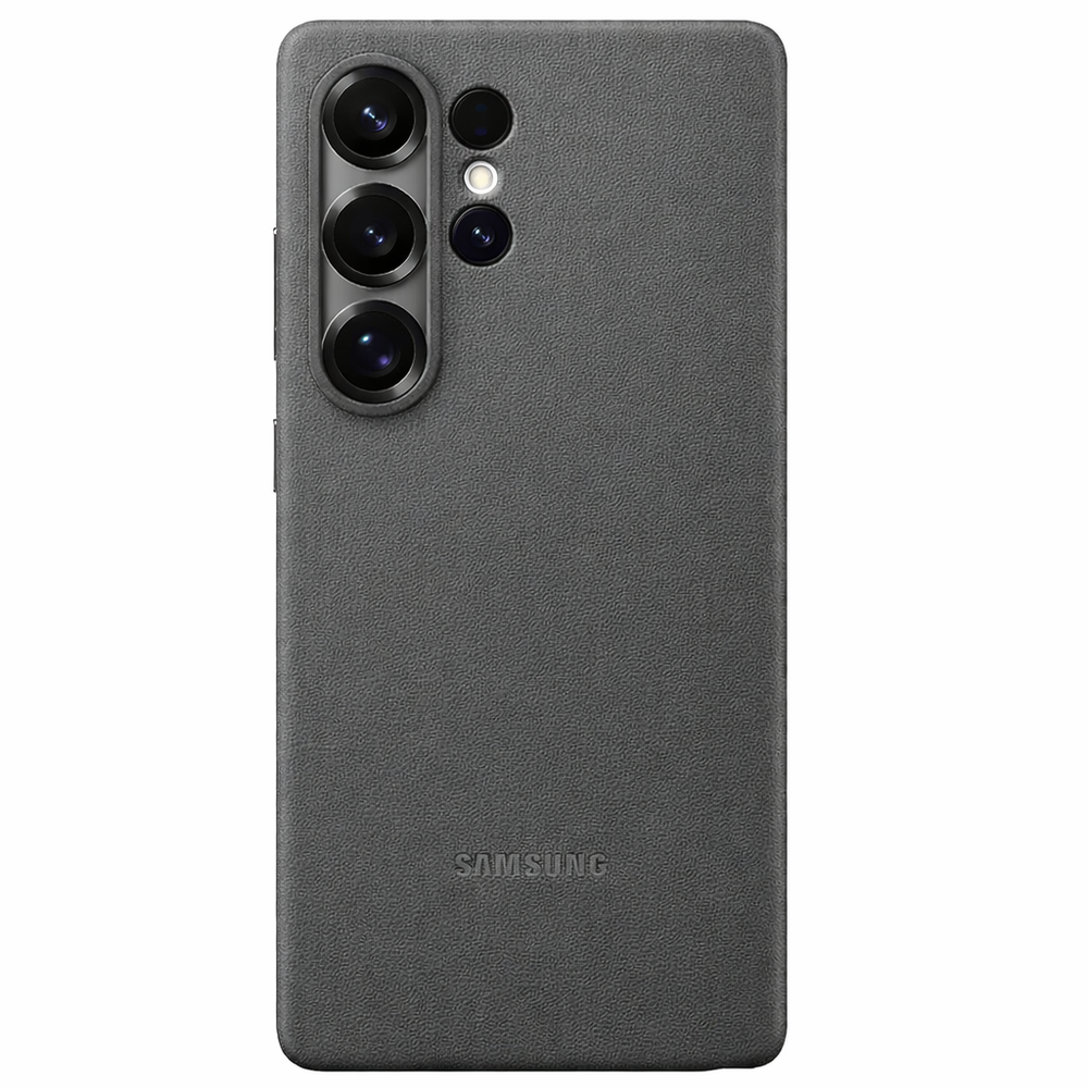 Samsung Galaxy S26 Ultra Kindsuit Leather Back Cover Case - Dark Grey