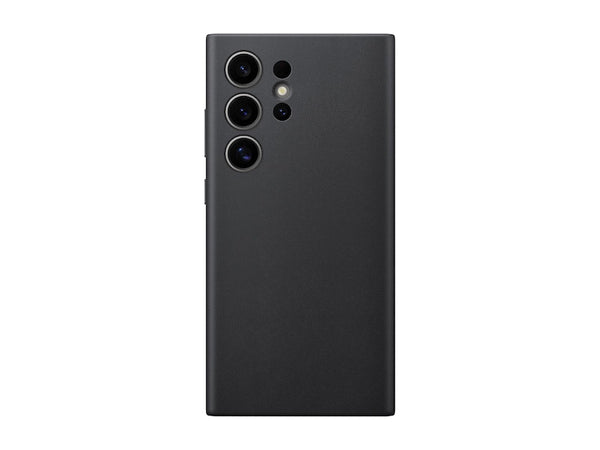 Samsung Galaxy S24 Ultra Case- Leather Full Cover Protective Case with Soft Microfiber Lining Samsung S24 Ultra Phone Case (Black) - mobilecasez