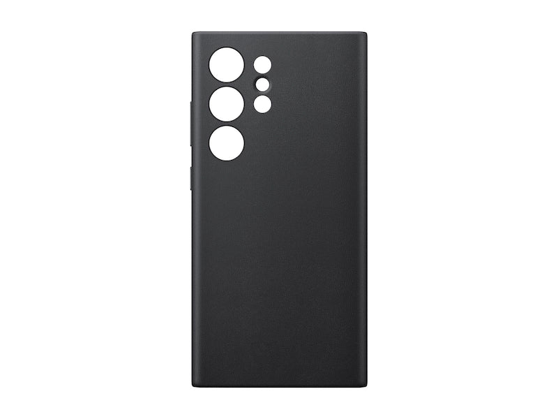 Samsung Galaxy S24 Case- Leather Full Cover Protective Case with Soft Microfiber Lining Samsung S24 Phone Case (Black)