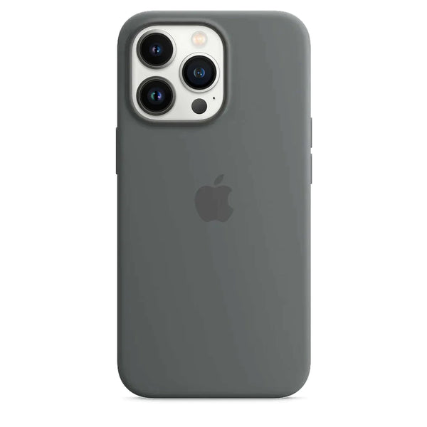 iPhone 15 Pro Silicone Cover Original Silicone Case For Apple iPhone 15 Pro Grey - mobilecasez
