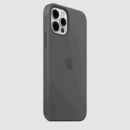 iPhone 15 Silicone Cover Original Silicone Case For Apple iPhone 15 Grey