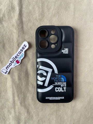 Puffer Case Camera Protection Soft Back Cover for Apple iPhone XS - COLT