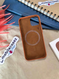 Apple iPhone 13 Pro Leather Cover with MagSafe - Brown
