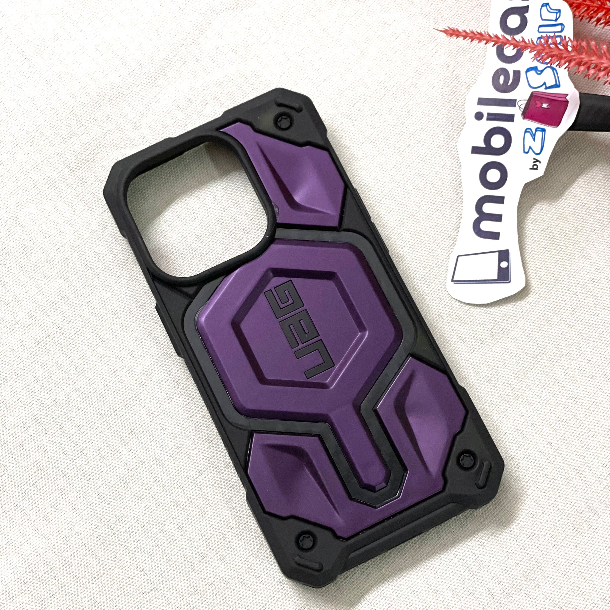 iPhone 13 Armor Cover | Urban Armor iPhone 13 Case, UAG Monarch Pro Mag-Safe Compatible, Slim Fit Rugged Protective Case/Cover Designed for iPhone 13 Purple