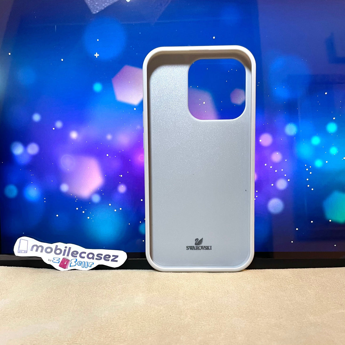 iPhone 15 Pro Max Swarovski High Crystal Case Original Swarovski Glitter Cover for iPhone 15 Pro Max Silver