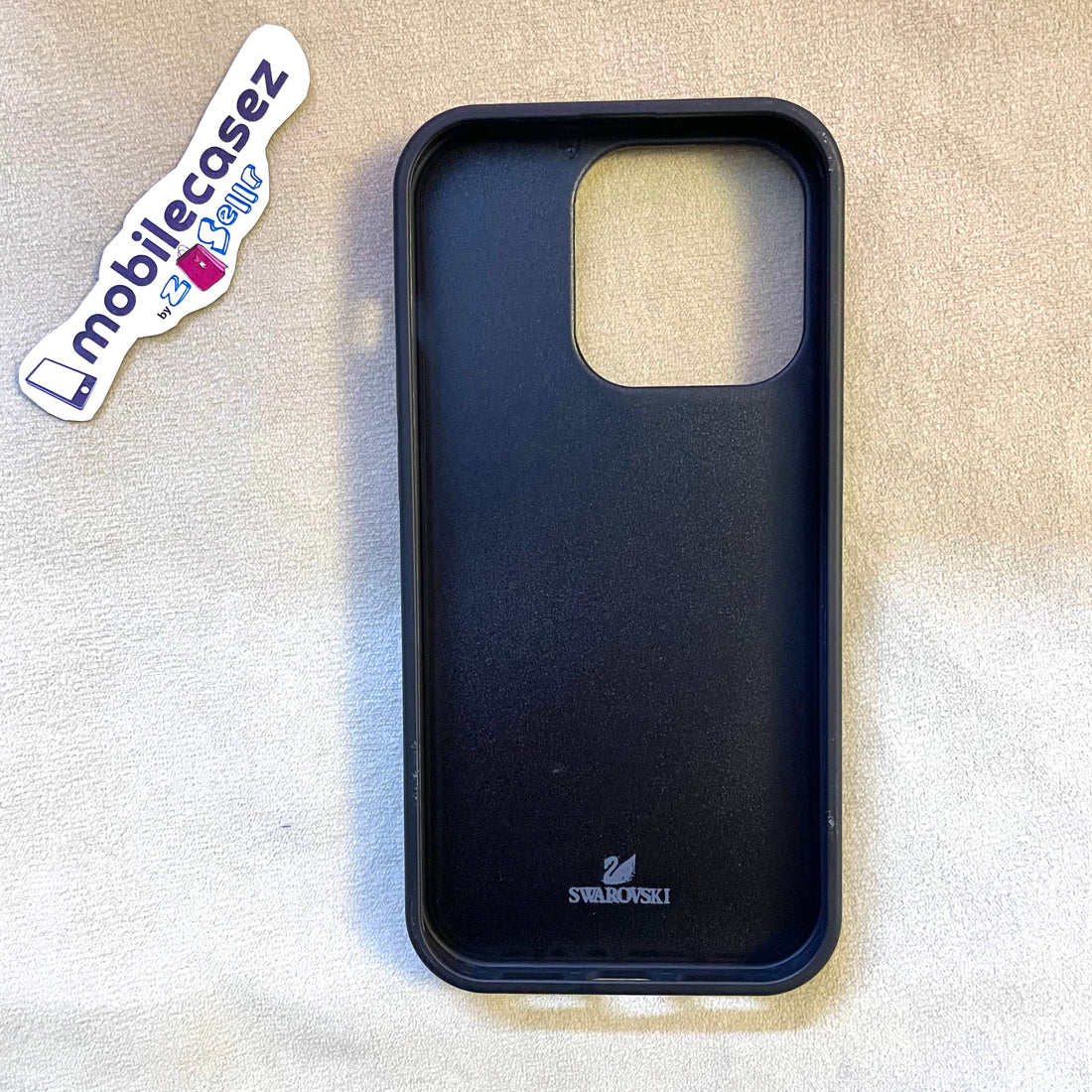 iPhone 14 Pro Swarovski High Crystal Case Original Swarovski Glitter Cover for iPhone 14 Pro Black
