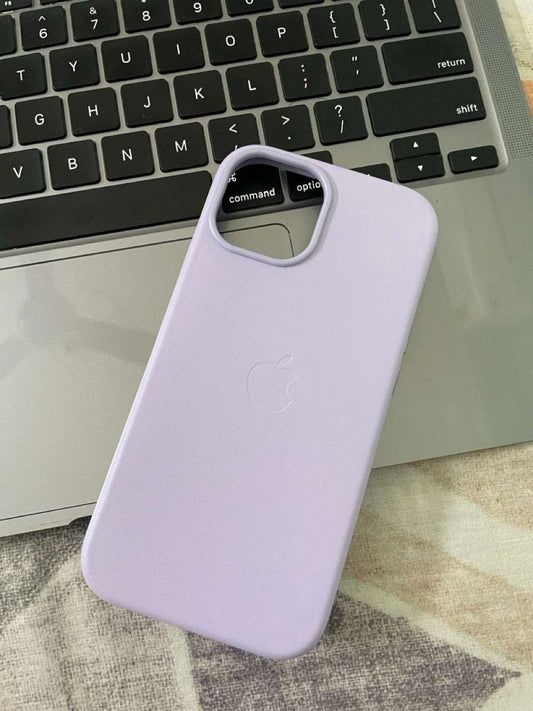 Apple iPhone 14 Pro Max Leather Cover with MagSafe - LAVENDER