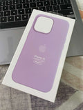 Apple iPhone 15 Leather Cover with MagSafe - LAVENDER